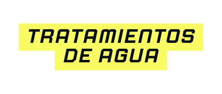 tratamientos de agua